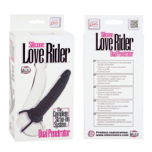 Насадка на пенис Silicone Love Rider Dual Penetrator для двойного проникновения - 14 см. - California Exotic Novelties - в Тюмени купить с доставкой