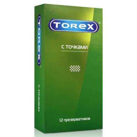 Текстурированные презервативы Torex  С точками  - 12 шт. - Torex - купить с доставкой в Тюмени