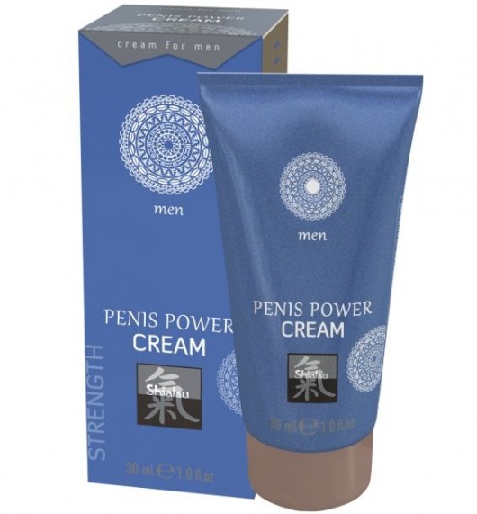 Возбуждающий крем для мужчин Penis Power Cream - 30 мл. - Shiatsu - купить с доставкой в Тюмени