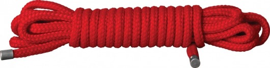 Красная веревка для связывания Japanese Rope - 5 м. - Shots Media BV - купить с доставкой в Тюмени