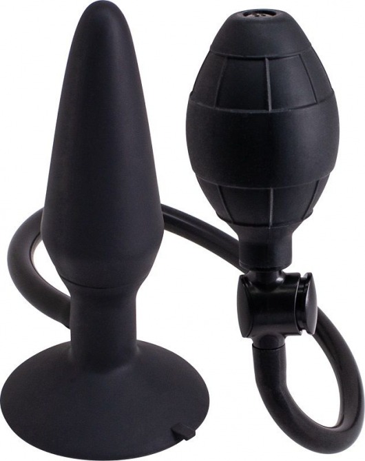 Анальная пробка с функцией расширения Inflatable Butt Plug Medium - 14,2 см. - Seven Creations
