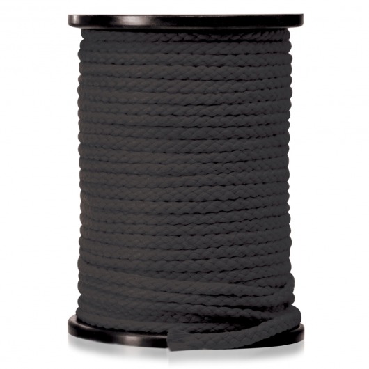 Черная веревка для связывания Bondage Rope - 60,9 м. - Pipedream - купить с доставкой в Тюмени