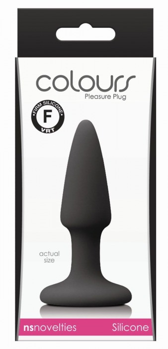 Черная анальная мини-пробка Mini Plug - 9 см. - NS Novelties