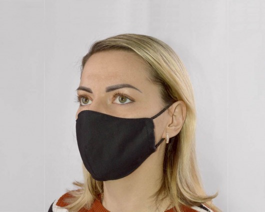Черная женская гигиеническая маска - Sitabella - купить с доставкой в Тюмени