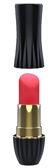 Клиторальный стимулятор-помада LIPSTICK - 9,3 см. - Dream Toys - купить с доставкой в Тюмени