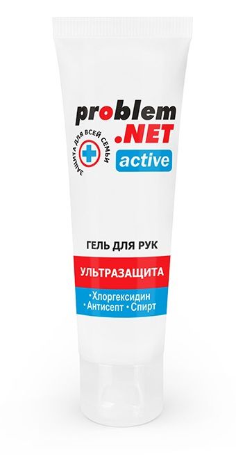 Антисептический гель Problem.net Active - 50 гр. - Биоритм - купить с доставкой в Тюмени