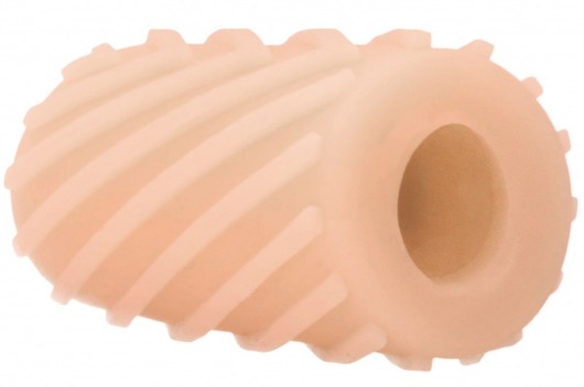 Телесный миниатюрный двухсторонний мастурбатор Self Lubrication Pocket Masturbator - Shots Media BV - в Тюмени купить с доставкой