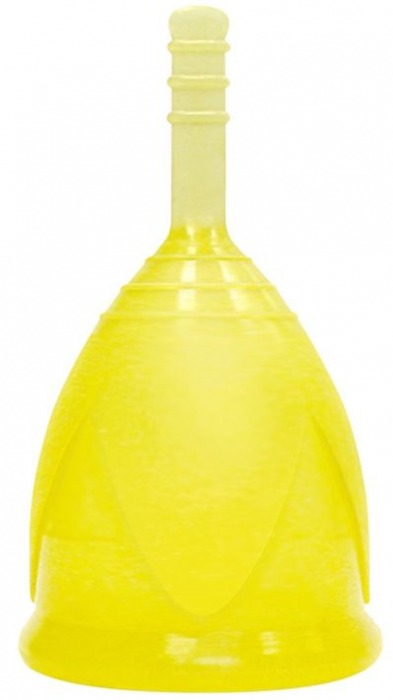 Желтая менструальная чаша размера L - Тюльпан - купить с доставкой в Тюмени