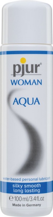 Лубрикант на водной основе pjur WOMAN Aqua - 100 мл. - Pjur - купить с доставкой в Тюмени