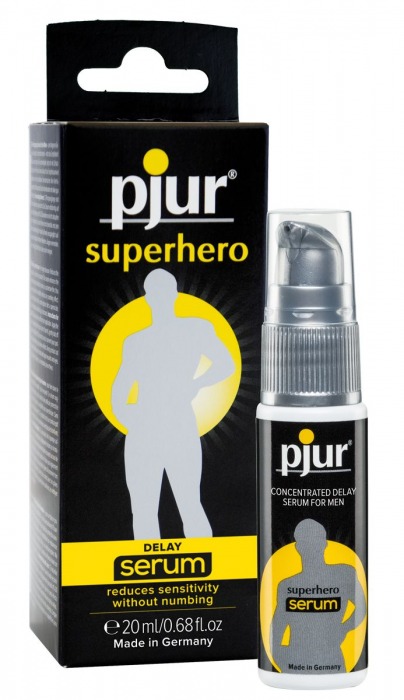 Сыворотка-пролонгатор pjur SUPERHERO Delay Serum - 20 мл. - Pjur - купить с доставкой в Тюмени