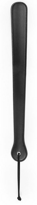 Черная гладкая классическая шлепалка с ручкой - 48 см. - Bior toys - купить с доставкой в Тюмени