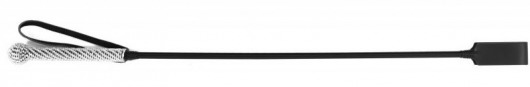 Черный классический гладкий стек с серебристой ручкой - Джага-Джага - купить с доставкой в Тюмени