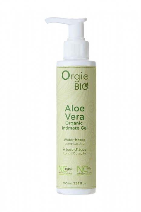 Органический интимный гель ORGIE Bio Aloe Vera с экстрактом алоэ вера - 100 мл. - ORGIE - купить с доставкой в Тюмени