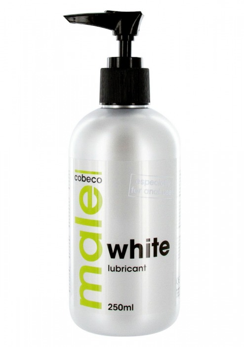 Анальная смазка на водной основе MALE Cobeco White Lubricant - 250 мл. - Cobeco - купить с доставкой в Тюмени