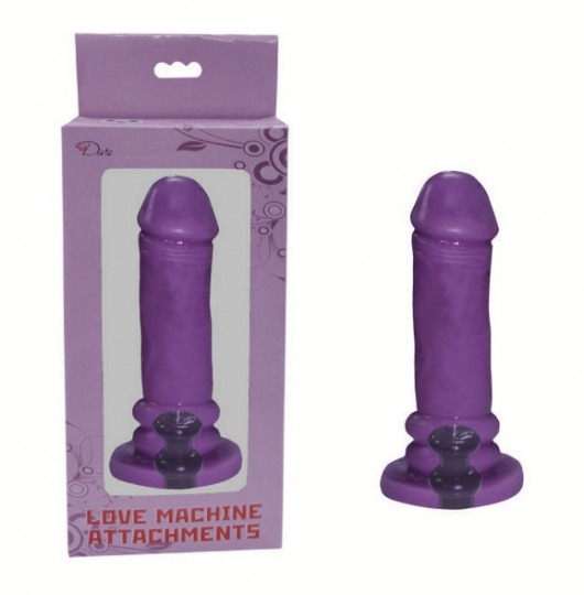 Фиолетовая насадка-фаллос для секс-машин - MyWorld - DIVA - купить с доставкой в Тюмени