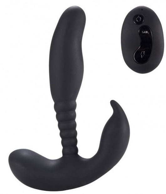Черный стимулятор простаты Remote Control Anal Pleasure Vibrating Prostate Stimulator - 13,5 см. - Howells - в Тюмени купить с доставкой