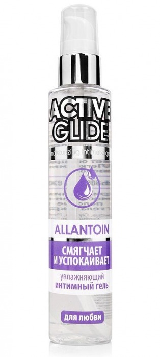 Увлажняющий интимный гель Active Glide Allantoin - 100 гр. - Биоритм - купить с доставкой в Тюмени