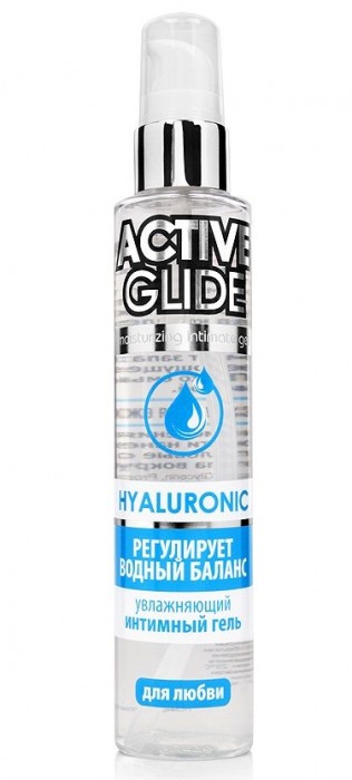 Увлажняющий интимный гель Active Glide Hyaluronic - 100 гр. - Биоритм - купить с доставкой в Тюмени
