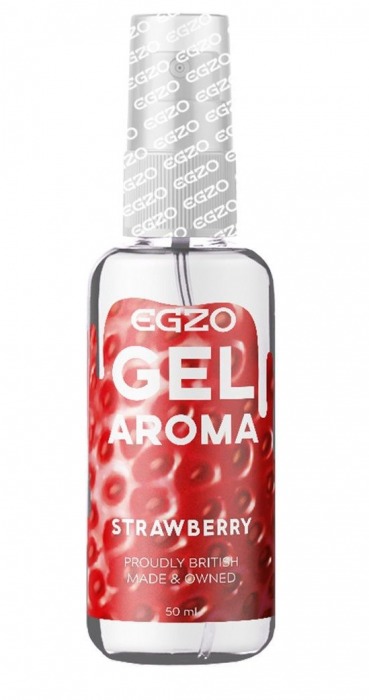 Интимный лубрикант EGZO AROMA с ароматом клубники - 50 мл. - EGZO - купить с доставкой в Тюмени