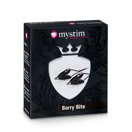 Электрические зажимы на соски Barry Bite - MyStim - купить с доставкой в Тюмени