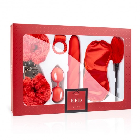 Эротический набор I Love Red Couples Box - Loveboxxx - купить с доставкой в Тюмени