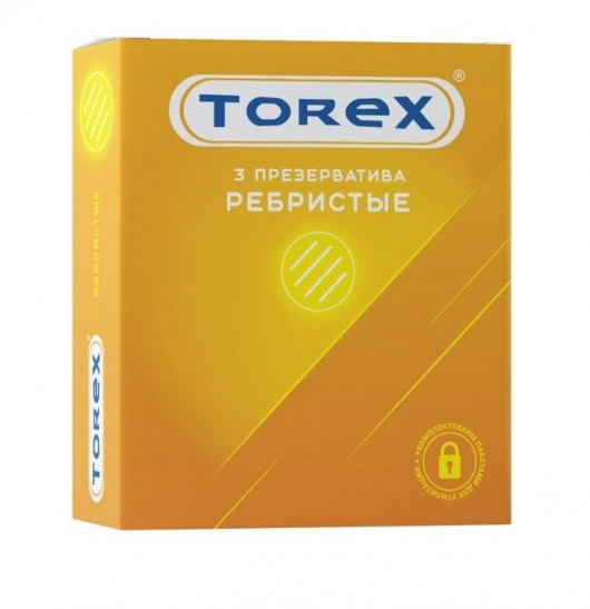 Текстурированные презервативы Torex  Ребристые  - 3 шт. - Torex - купить с доставкой в Тюмени