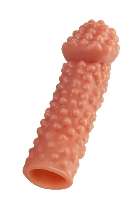 Реалистичная насадка на пенис с бугорками - 16,5 см. - KOKOS - в Тюмени купить с доставкой