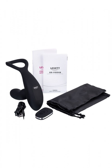 Черный стимулятор простаты Maud с вибрацией - Levett - в Тюмени купить с доставкой