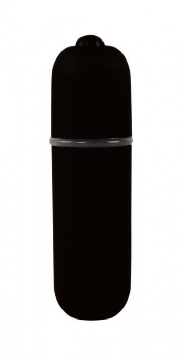Черная вибропуля Power Bullet - 6,2 см. - Shots Media BV