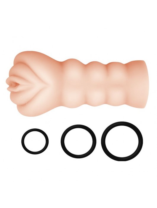 Тугой мастурбатор с кольцами Julia - Baile - в Тюмени купить с доставкой