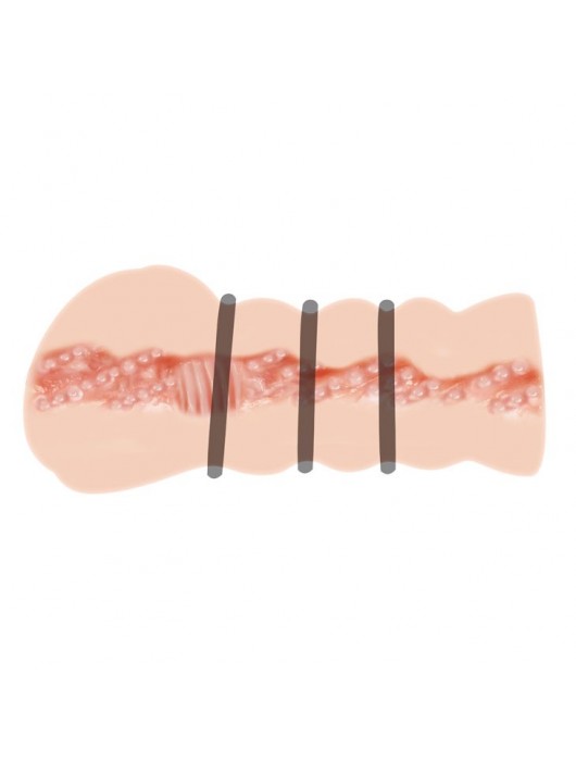 Тугой мастурбатор с кольцами Julia - Baile - в Тюмени купить с доставкой