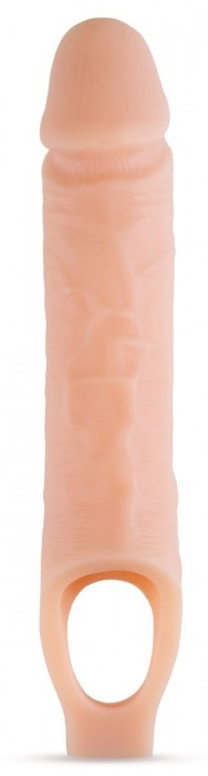 Телесный реалистичный фаллоудлинитель 10 Inch Silicone Cock Sheath Penis Extender - 25,4 см. - Blush Novelties - в Тюмени купить с доставкой