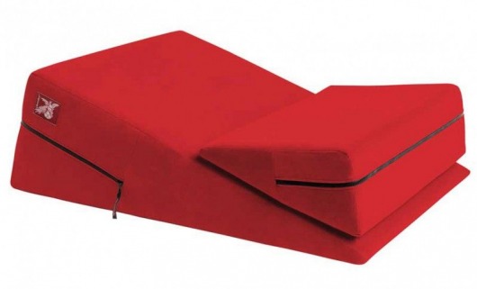 Красная подушка для секса из двух частей Liberator Wedge/Ramp Combo - Liberator - купить с доставкой в Тюмени