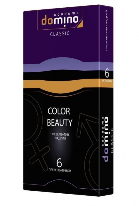 Разноцветные презервативы DOMINO Colour Beauty - 6 шт. - Domino - купить с доставкой в Тюмени