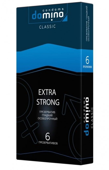 Суперпрочные презервативы DOMINO Extra Strong - 6 шт. - Domino - купить с доставкой в Тюмени