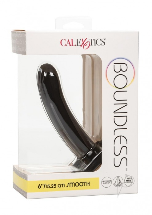 Черный анальный стимулятор Silicone Smooth Probe - 15,25 см. - California Exotic Novelties - купить с доставкой в Тюмени
