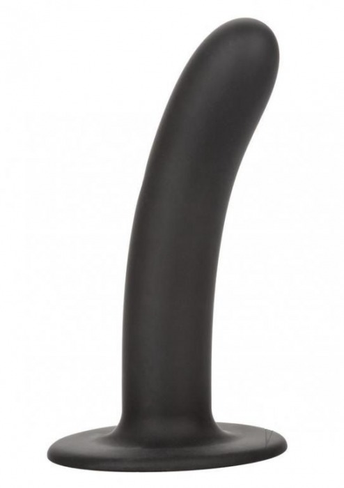 Черный анальный стимулятор Silicone Smooth Probe - 15,25 см. - California Exotic Novelties - купить с доставкой в Тюмени