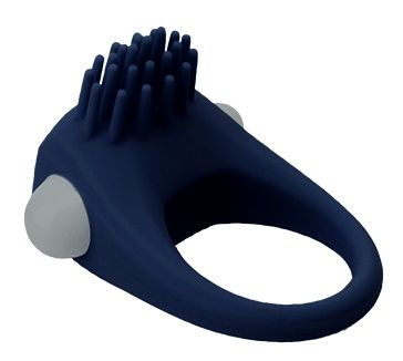 Синее эрекционное виброкольцо STIMU RING - Dream Toys - в Тюмени купить с доставкой