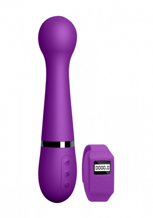 Фиолетовый вибромассажер Kegel Wand - 18,5 см. - Shots Media BV