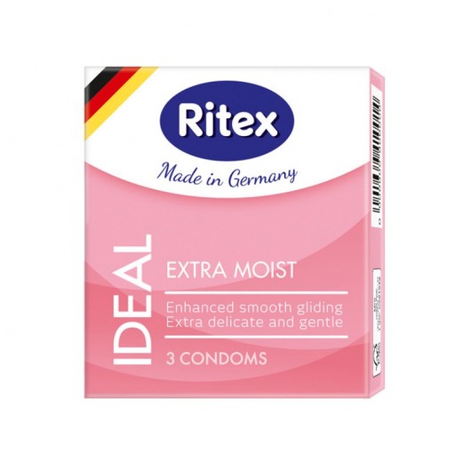Презервативы RITEX IDEAL с дополнительной смазкой - 3 шт. - RITEX - купить с доставкой в Тюмени