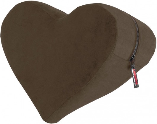 Кофейная подушка для любви Liberator Retail Heart Wedge - Liberator - купить с доставкой в Тюмени