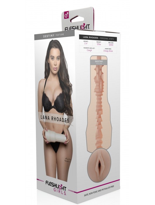 Мастурбатор-вагина Fleshlight Girls - Lana Rhoades Destiny - Fleshlight - в Тюмени купить с доставкой