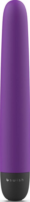 Фиолетовый классический вибратор Bgood Classic - 18 см. - B Swish