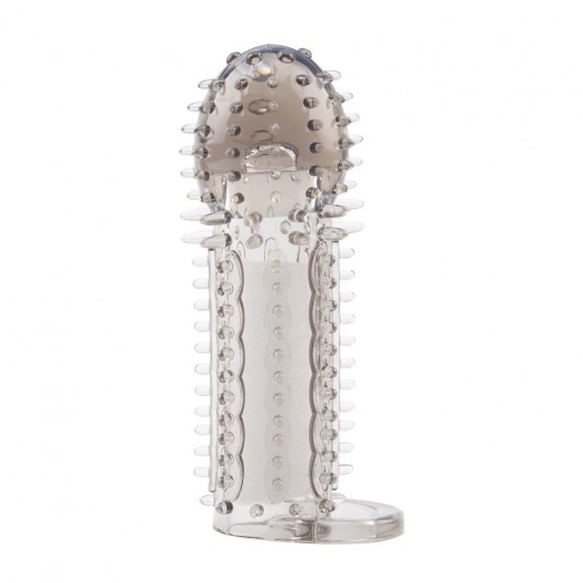 Насадка-удлинитель с кольцом для мошонки Nubby Sleeve - 12 см. - Chisa - в Тюмени купить с доставкой