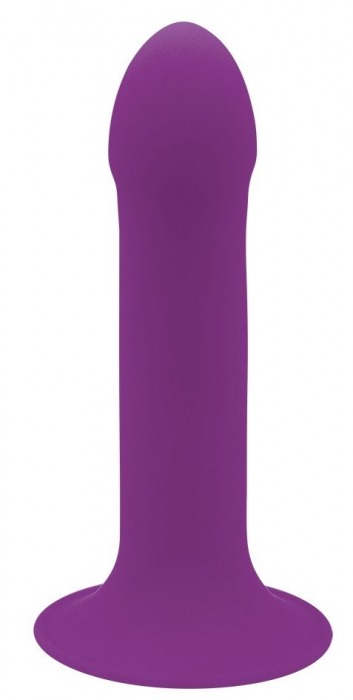 Фиолетовый дилдо на присоске  HITSENS 6 - 13,5 см. - Adrien Lastic