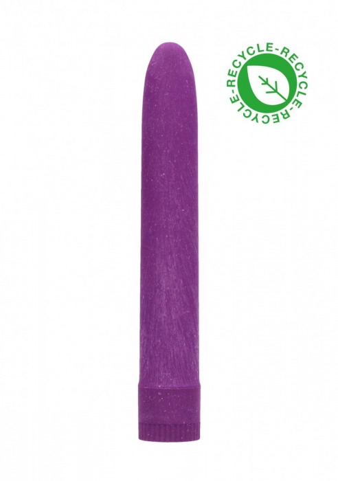 Фиолетовый эко-вибромассажер Natural Pleasure - 17,7 см. - Shots Media BV