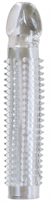 Прозрачная насадка на пенис Tailor Made Crystal с шипами - Orion - в Тюмени купить с доставкой