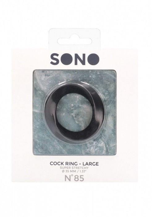 Черное эрекционное кольцо N 85 Cock Ring Large - Shots Media BV - в Тюмени купить с доставкой