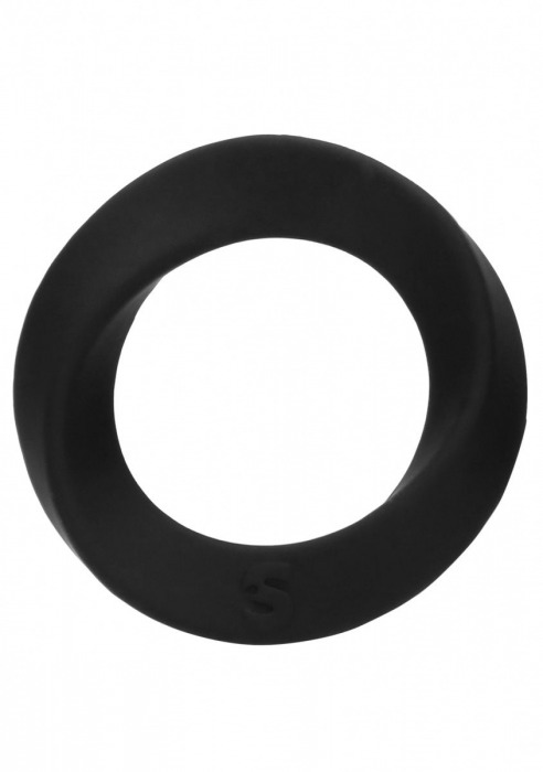 Черное эрекционное кольцо N 85 Cock Ring Large - Shots Media BV - в Тюмени купить с доставкой