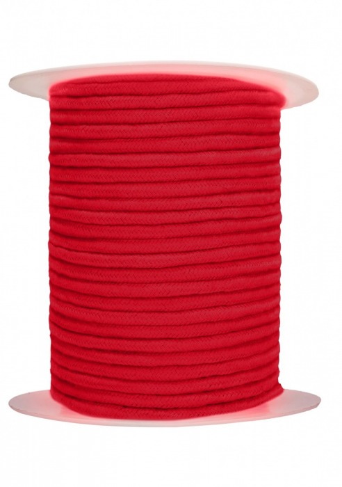 Красная веревка для связывания Bondage Rope - 100 м. - Shots Media BV - купить с доставкой в Тюмени